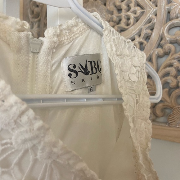 Sabo Skirt Floral Overlay Dress - Picture 2 of 3